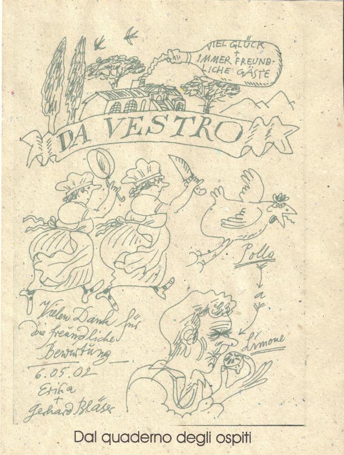 Albergo Ristorante Da Vestro 몬티시아노 외부 사진